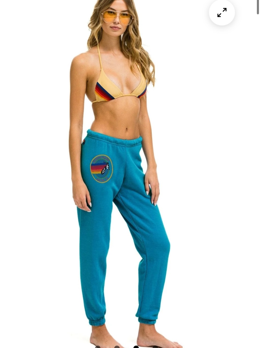 AVIATOR NATION AUSTIN SWEATPANTS TEAL